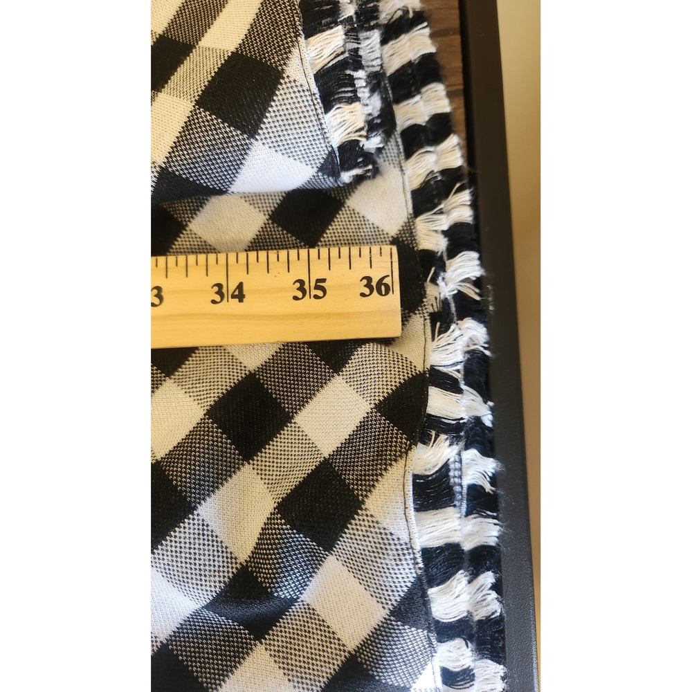 Ann Taylor Gingham Off Shoulder Ruffle Sheath Dress Black White Size 2 NWT - Picture 8 of 8